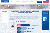 Conto corrente MyUnipol Banca vincolato